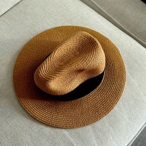 Straw beach  fedora